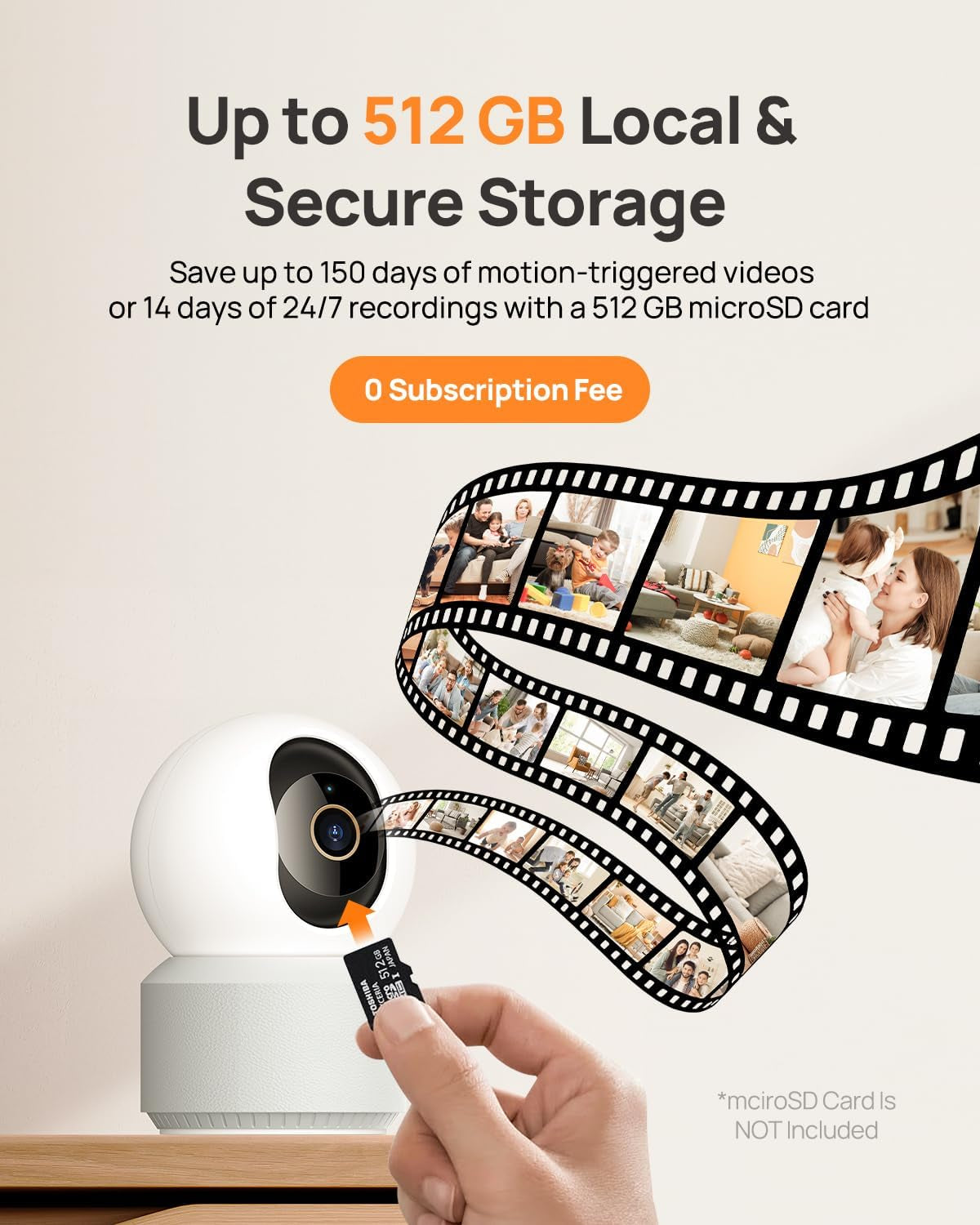 4K UHD Indoor Camera, Pet/Dog/Baby Security Camera with Phone App, 360°Pan-Tilt, 5G/2.4G Dual-Band Wi-Fi 6, Auto-Tracking, Person/Pet/Baby Crying Detection, Privacy Mode, Two-Way Audio, 2 Pack
