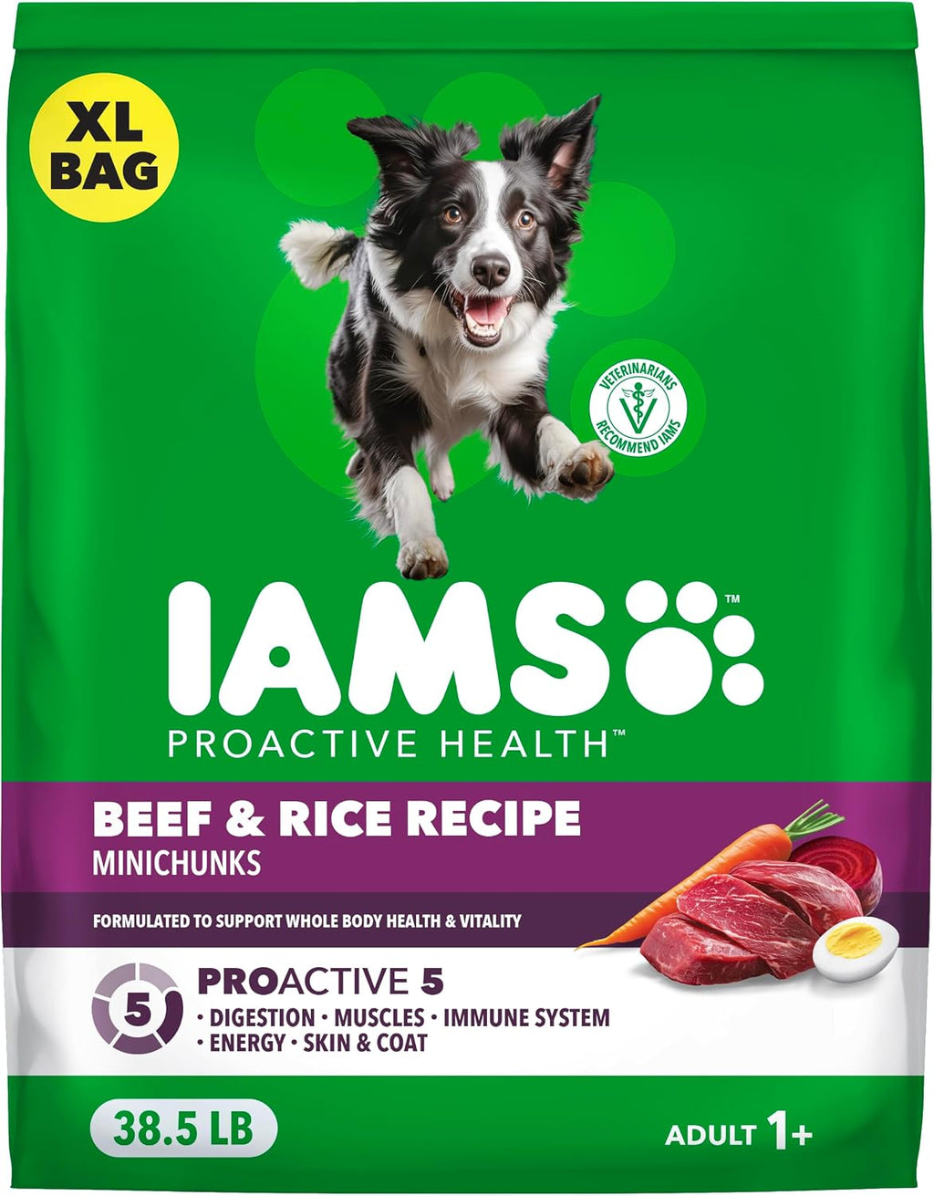 Proactive Health Adult Minichunks Premium Dry Dog Food, Adult Dog Food Dry Recipe, 30 Lb. Bag