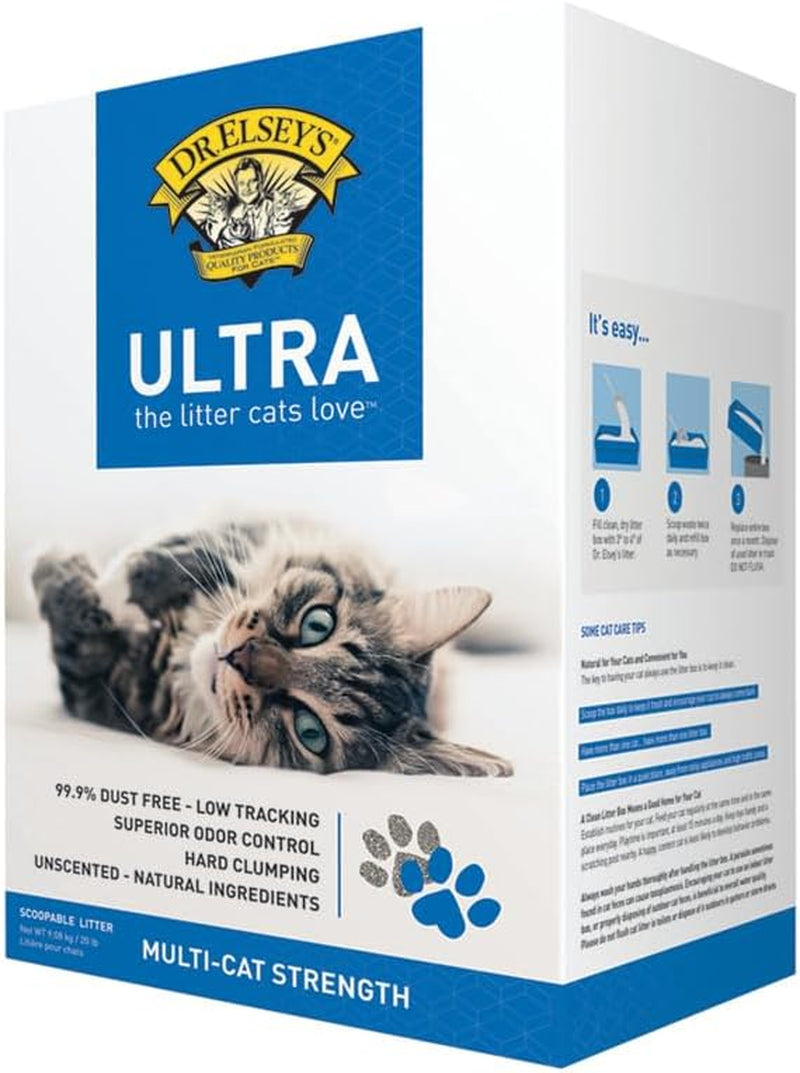 Ultra Unscented Clumping Clay Cat Litter 40 Lb. Bag