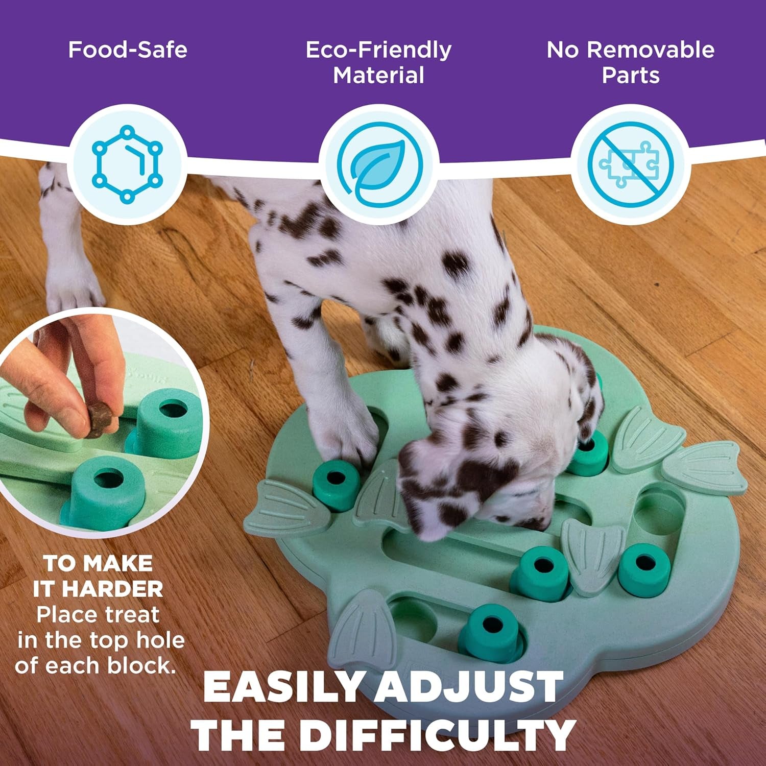 by Nina Ottosson Puppy Treat Puzzle Enrichment Dog Toy