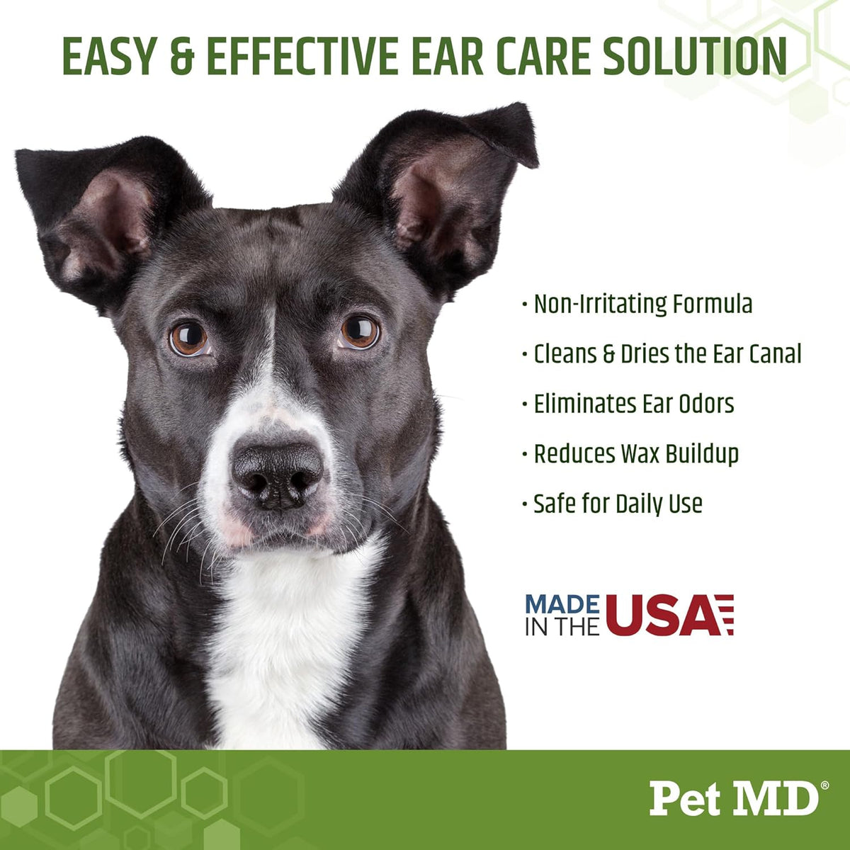 Dog Ear Cleaning Wipes – Otic Cleanser for Dogs - 100 Ct | Soothing Ear Care with Aloe Vera & Eucalyptus, Regular Wipes