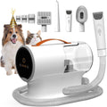Dog Grooming Vacuum Kit with Clippers, 12000Pa Strong Suction, 2L Large Dust Cup, Low Noise <50Db, 5-In-1 Pet Hair Trimmer for Dogs Cats Shedding & Home Grooming