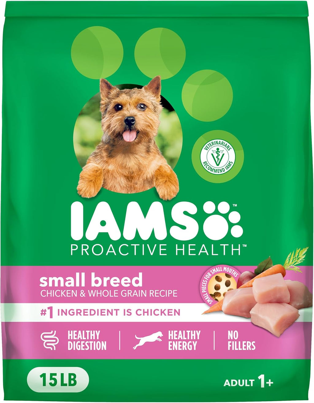 Proactive Health Small Breed Adult Dry Dog Food Chicken & Whole Grain Recipe, 5 Lb. Bag