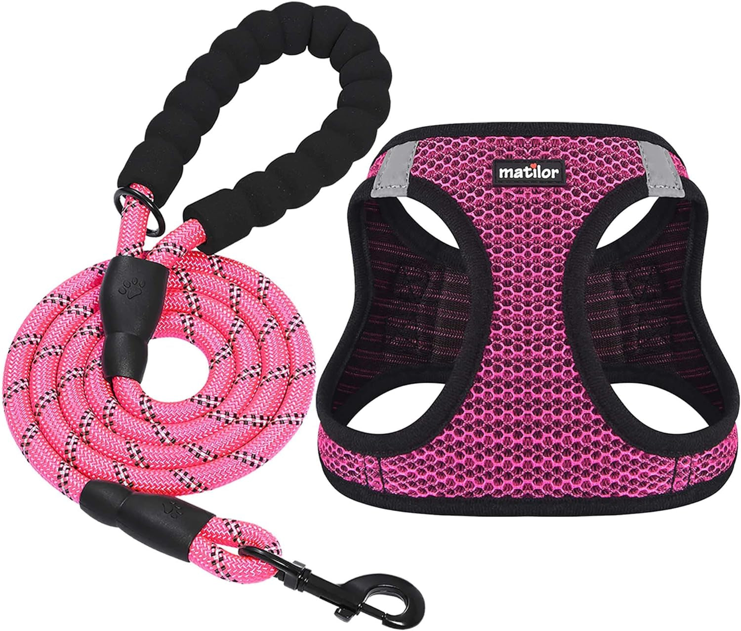 Dog Harness Step-In Breathable Puppy Cat Dog Vest Harnesses for Small Medium Dogs