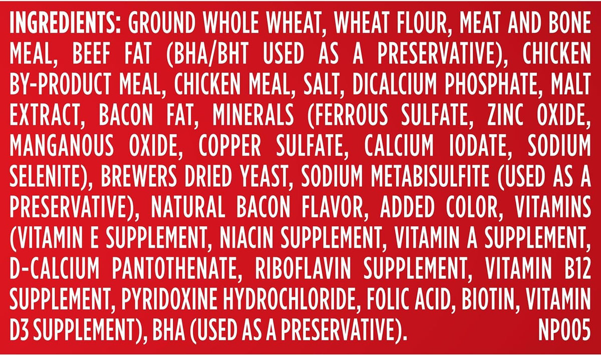 Flavor Snacks Mini’S Dog Biscuits, Flavored Crunchy Dog Treats, 36 Oz. Canister | 5 Calories per Treat, 15% Protein, 3 Flavors per Canister (Beef, Chicken & Bacon, Naturally & Artificially Flavored)
