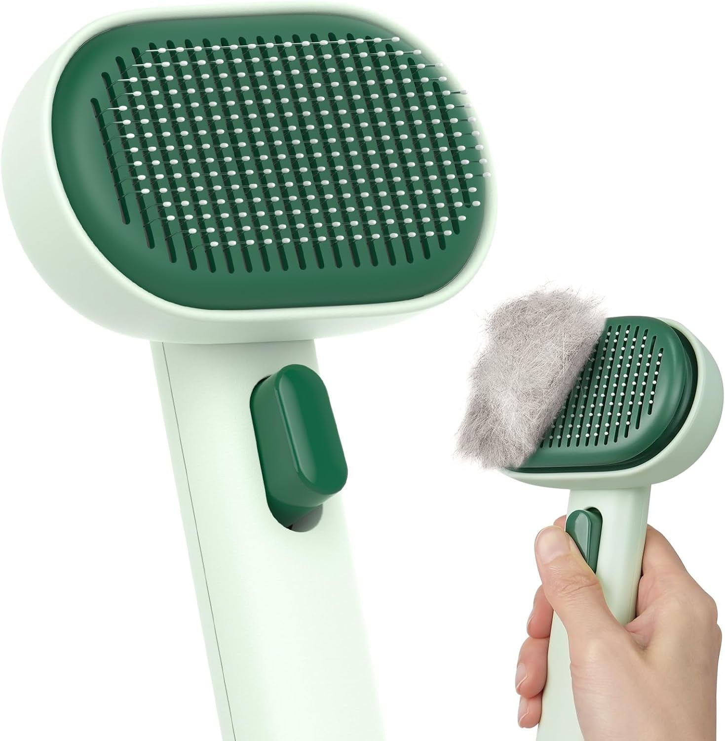 Cat Brush for Shedding, Cat Brushes for Indoor Cats, Cat Brush for Long or Short Haired Cats, Cat Grooming Brush Cat Comb for Kitten Rabbit Massage Removes Loose Fur