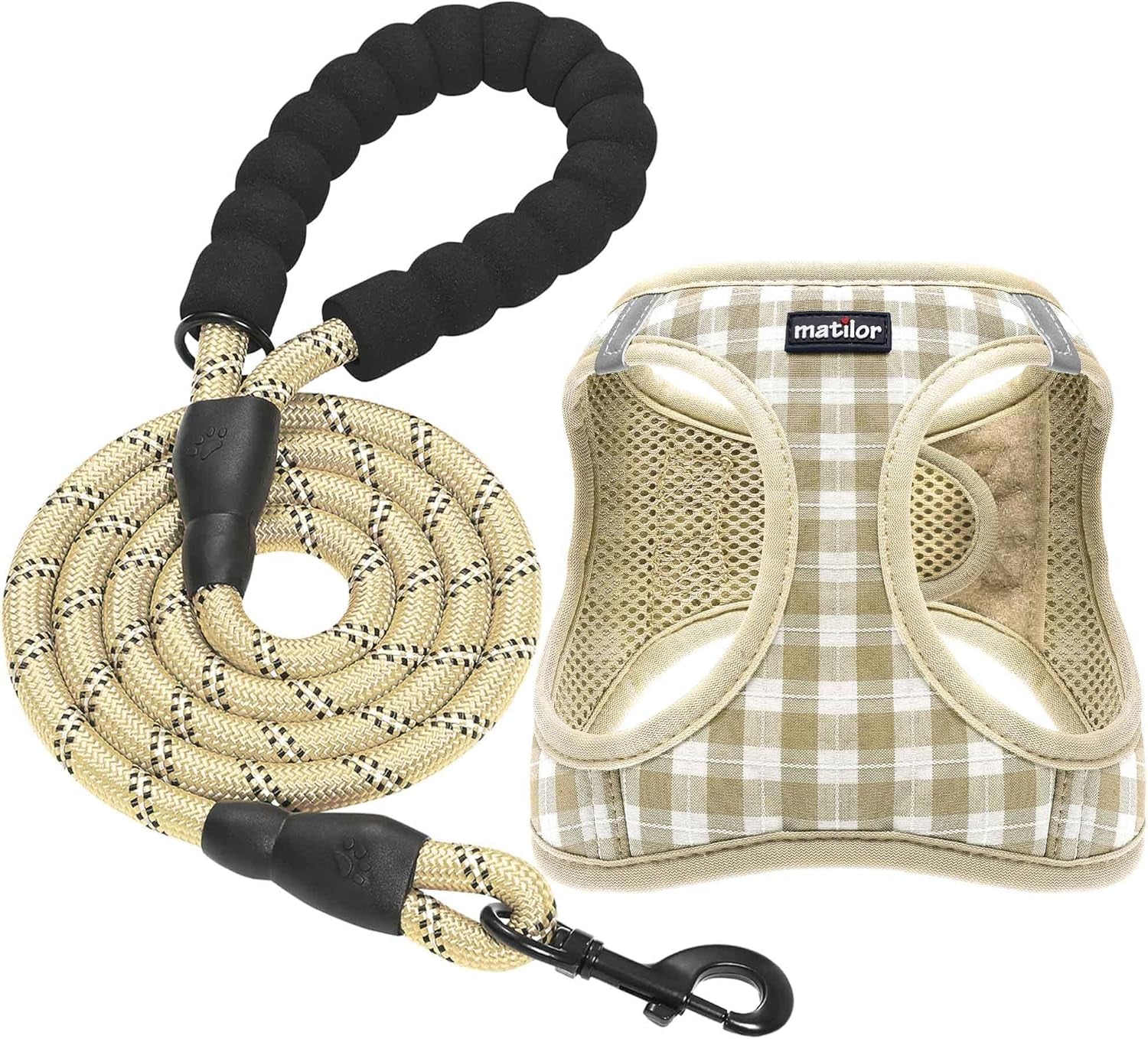 Dog Harness Step-In Breathable Puppy Cat Dog Vest Harnesses for Small Medium Dogs