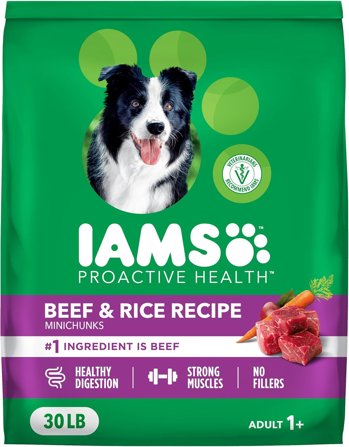 Proactive Health Adult Minichunks Premium Dry Dog Food, Adult Dog Food Dry Recipe, 30 Lb. Bag
