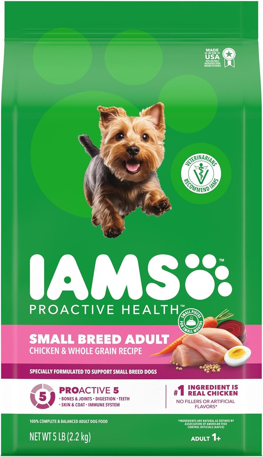 Proactive Health Small Breed Adult Dry Dog Food Chicken & Whole Grain Recipe, 5 Lb. Bag