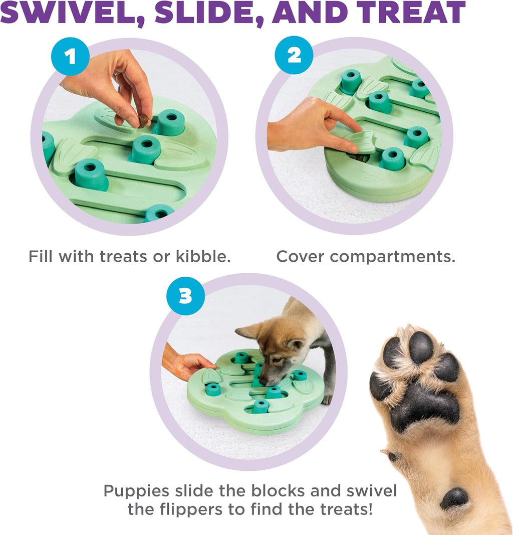 by Nina Ottosson Puppy Treat Puzzle Enrichment Dog Toy
