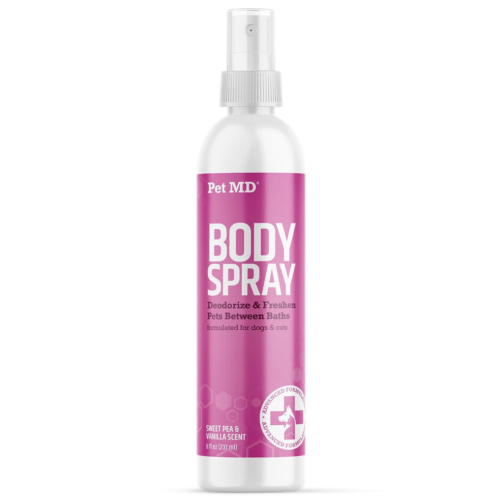 Body Spray for Dogs & Cats - Deodorizing Dog Perfume Reduces Static & Eliminates Odor - Long Lasting Pet Cologne Spray for Dogs - Pina Colada Scent - 8 Oz