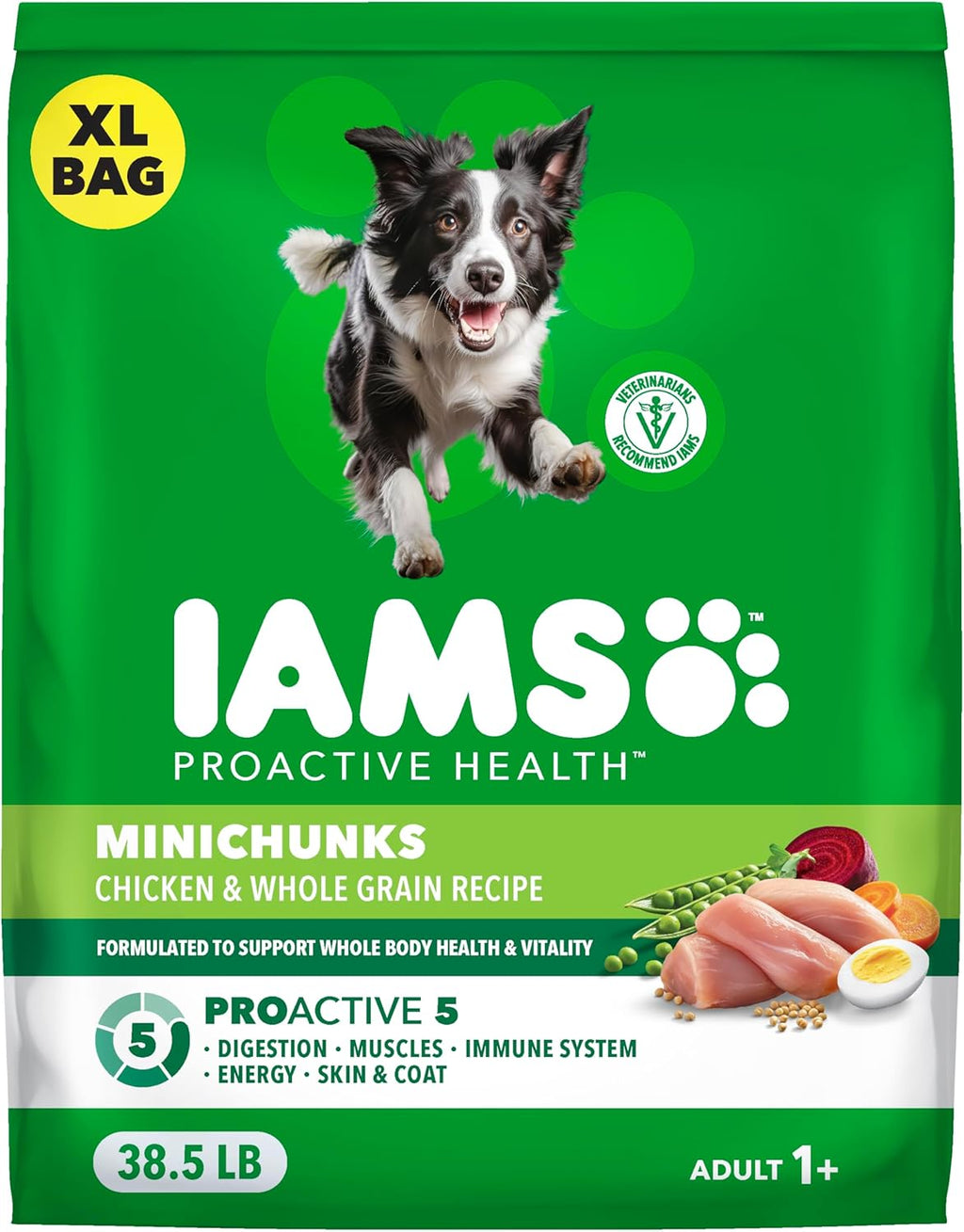 Proactive Health Adult Minichunks Premium Dry Dog Food, Adult Dog Food Dry Recipe, 30 Lb. Bag