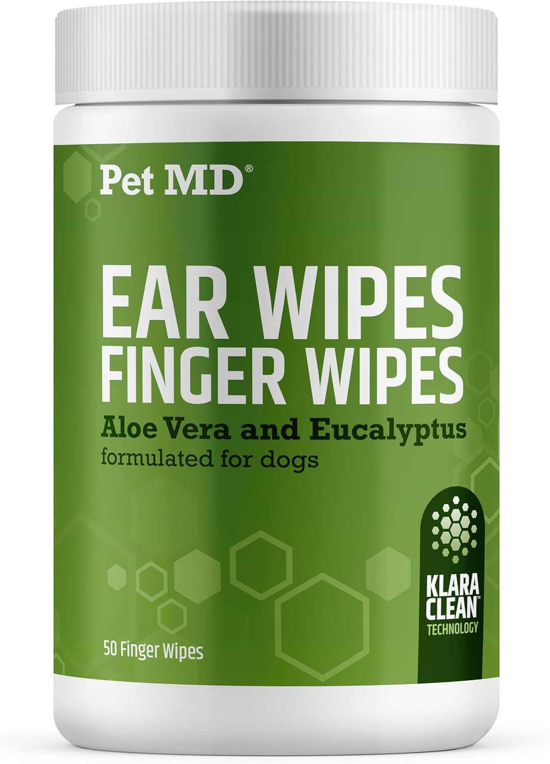 Dog Ear Cleaning Wipes – Otic Cleanser for Dogs - 100 Ct | Soothing Ear Care with Aloe Vera & Eucalyptus, Regular Wipes