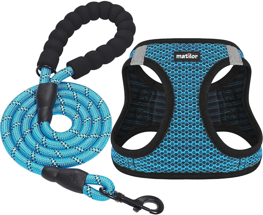 Dog Harness Step-In Breathable Puppy Cat Dog Vest Harnesses for Small Medium Dogs