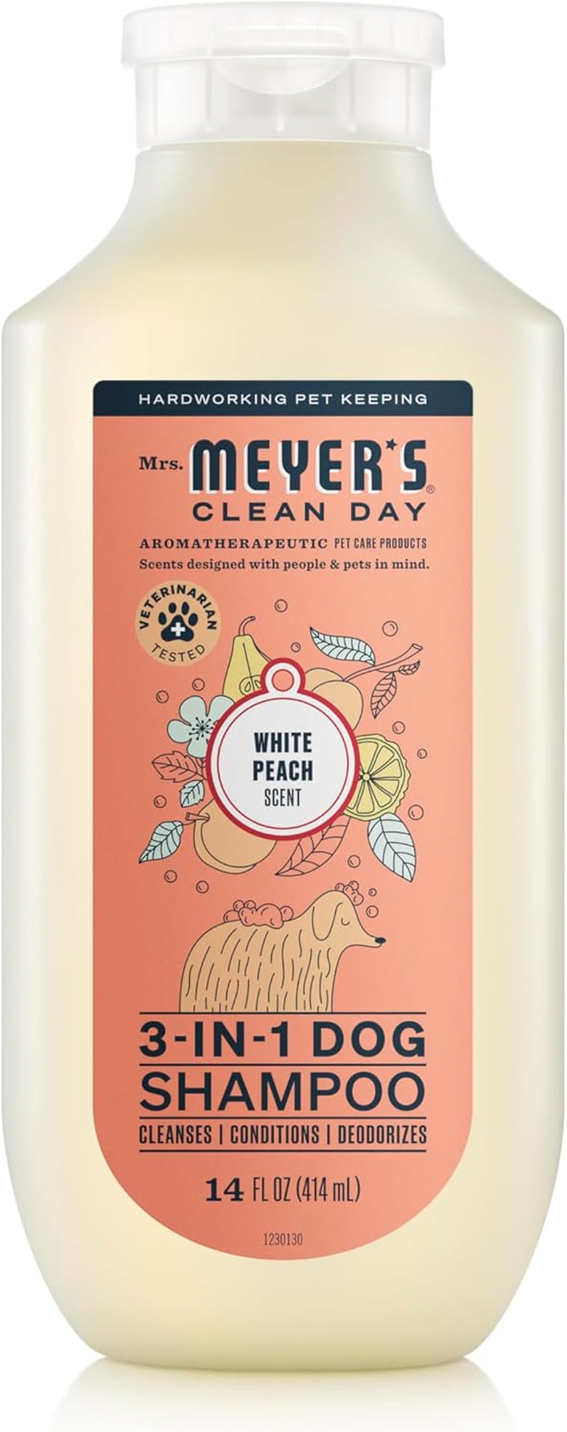 MRS. MEYER'S Clean Day Dog Deodorizing Spray, White Peach Scent, 8Oz