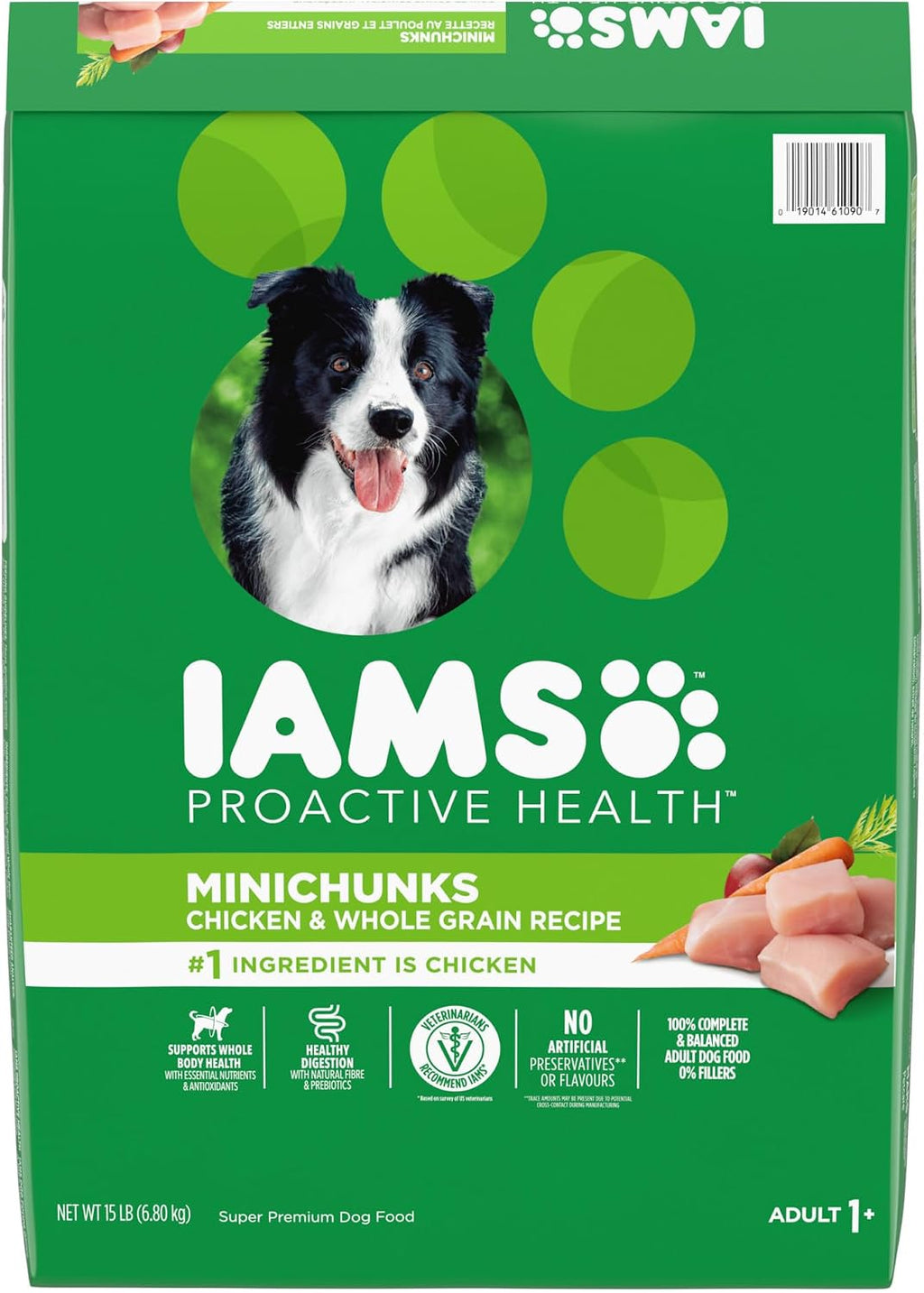Proactive Health Adult Minichunks Premium Dry Dog Food, Adult Dog Food Dry Recipe, 30 Lb. Bag