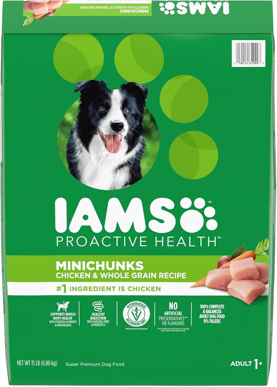 Proactive Health Adult Minichunks Premium Dry Dog Food, Adult Dog Food Dry Recipe, 30 Lb. Bag